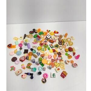 Mini Brands Collectables Miniature Approx 128 Piece Lot KFC Starbucks Doll House